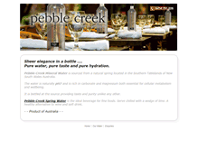 Tablet Screenshot of pebblecreek.com.au